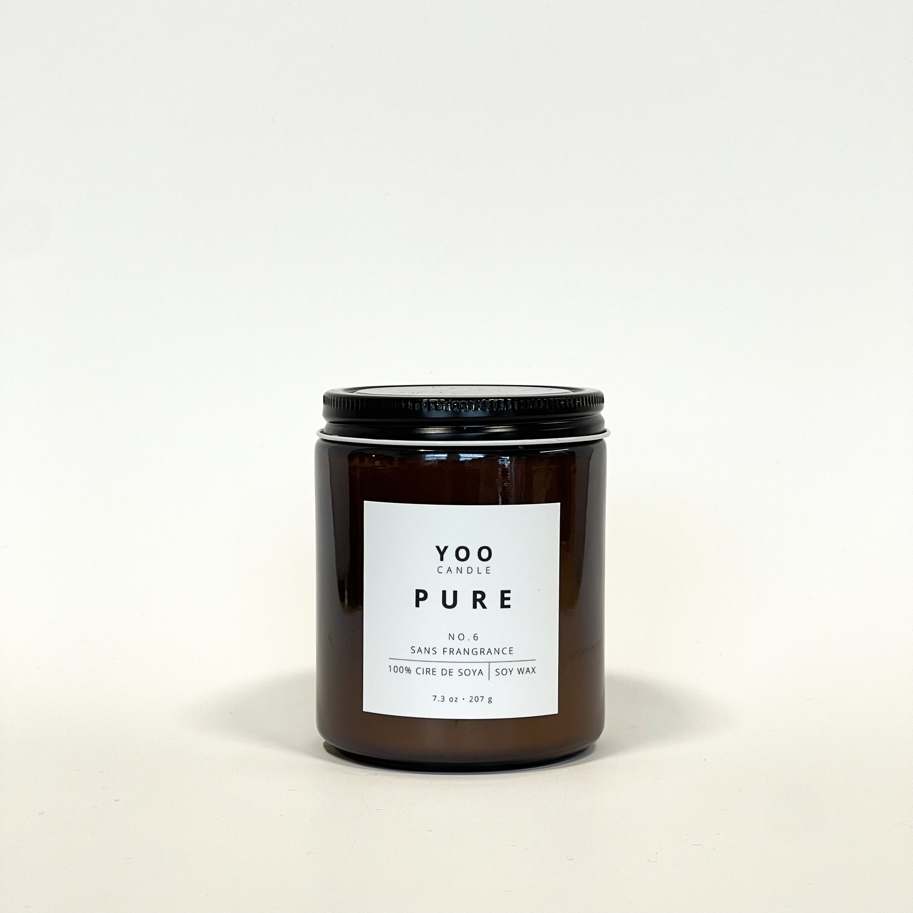 YOO PURE – 7.3 OZ Soy Wax Candle – Yoocandle