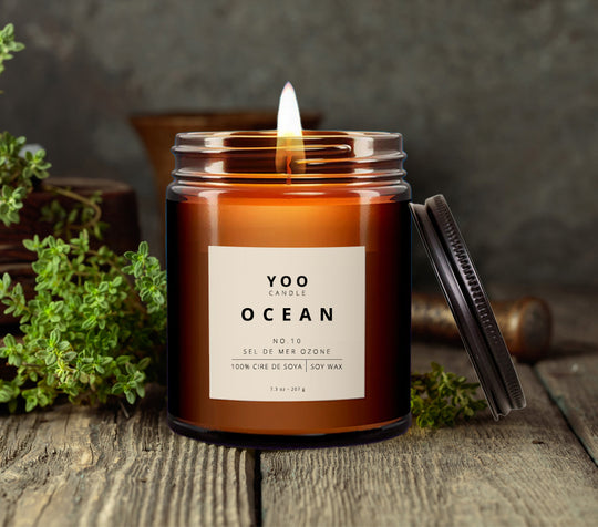 YOO OCEAN – 7.3 OZ Chandelle de Soya