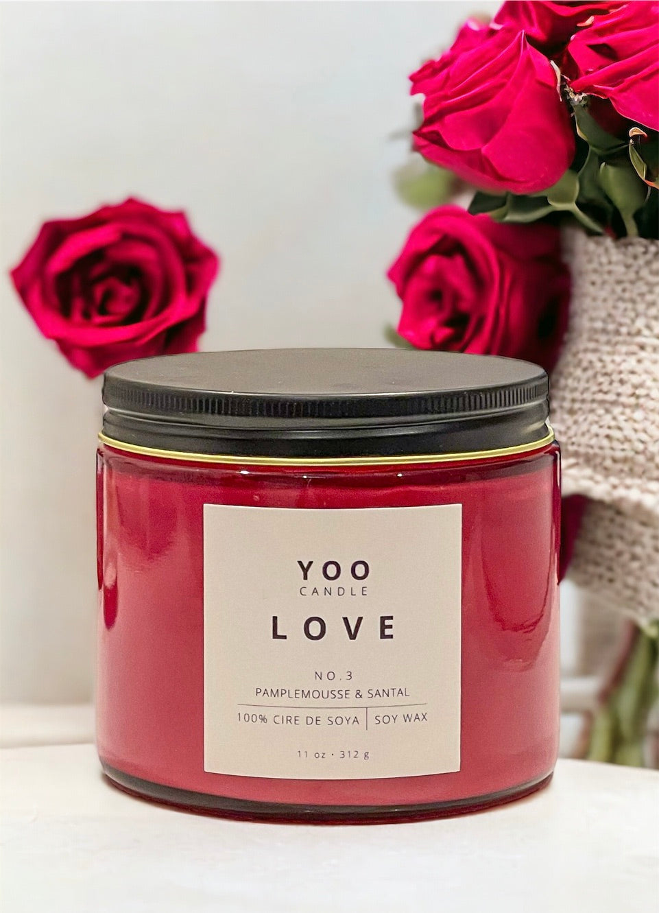 YOO LOVE – Chandelle de Soya édition Rose 2 Mèches